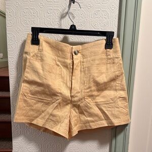 Anthropologie Maeve Colette linen blend  shorts size 28
